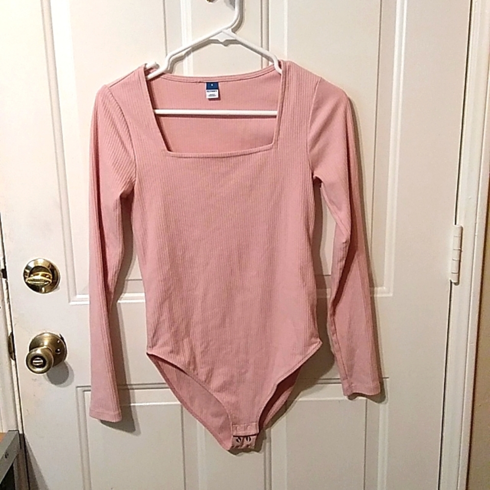 Light pink body suit